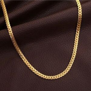 Classic 18k gold unisex chain